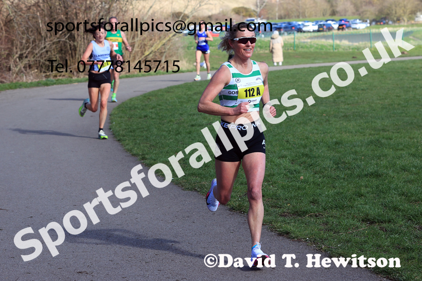 Senior Womens 2026 NECAA Royal Signals Road Relays, Hetton Lyons Country Park, Hetton le Hole. Photo: David T. Hewitson/Sports for All Pics